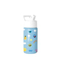 Simple Modern Sesame Street Kids Water Bottle with Straw Lid | Insulated Stainless Steel Reusable Tumbler for Toddlers, Boys | Summit Collection | 14oz, Sesame Street Pals