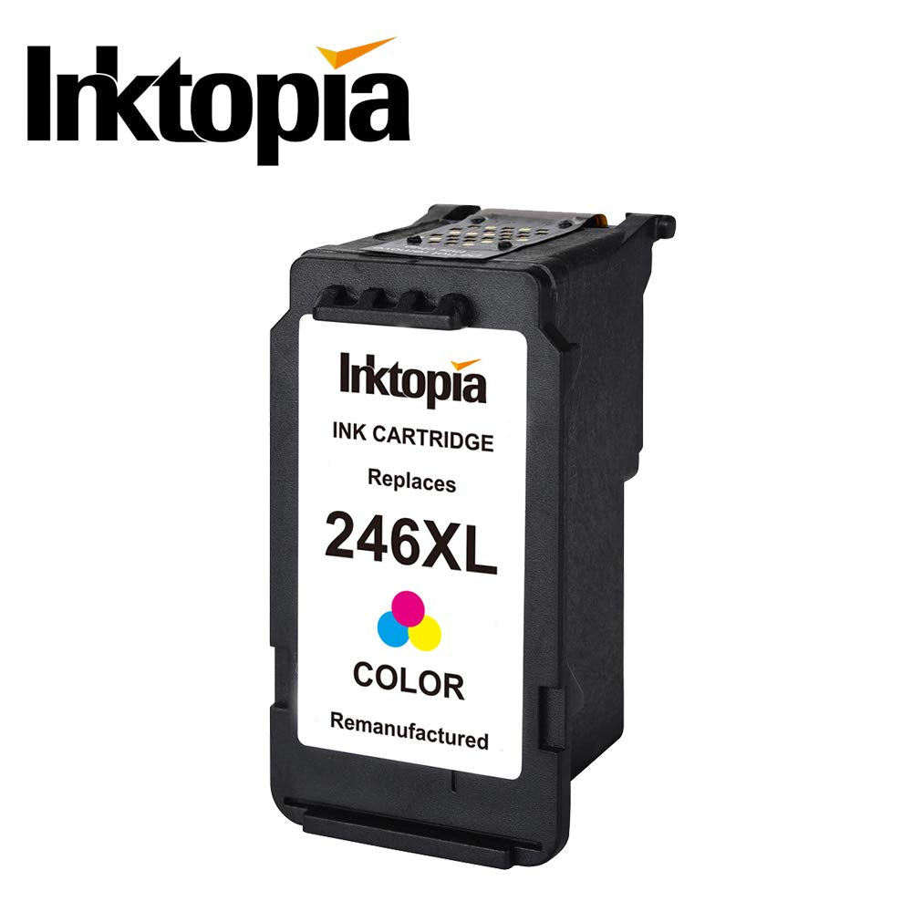 Inktopia Compatible Ink Cartridge Replacement for Canon CL246 CL-246 244 CL246XL 246XL 246 XL (Tri-Color) Ink Cartridge for Canon PIXMA iP2820 MG2420 MG2520 MG2920 MG2922 MG2924 MX492 MG3029