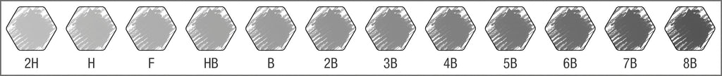 Faber-Castell 9000 Graphite Sketch Pencil Sets Art 8B - 2H set of 12