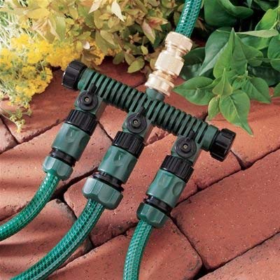 Orbit Sunmate 62009N 3-Way Plastic Hose Faucet Valve Manifold