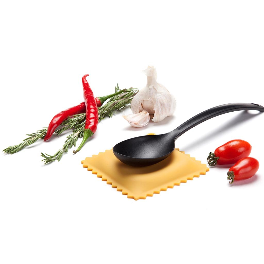 The Original Ravioli-Shaped Spoon Rest | Spoon Rest for Kitchen Counter | Cool and Cute Kitchen Accessories | from a Collection of Different Pasta-Shaped Unique Kitchen Gadgets | by Monkey Business
