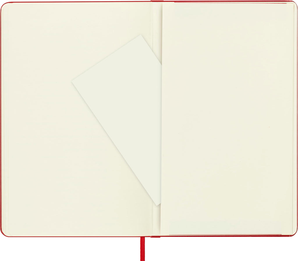 Moleskine Art Sketchbook, Hard Cover, Large (5" x 8.25") Plain/Blank, Scarlet Red, 104 Pages