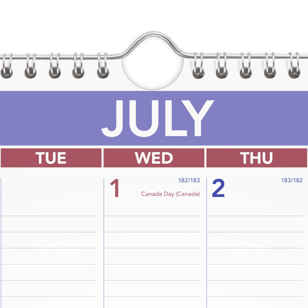 AT-A-GLANCE Wall Calendar 2026-2027 Planner, Academic 12-Month July-June, Monthly, 12" x 17", 12-Month, Ruled Daily Blocks (PMA228)