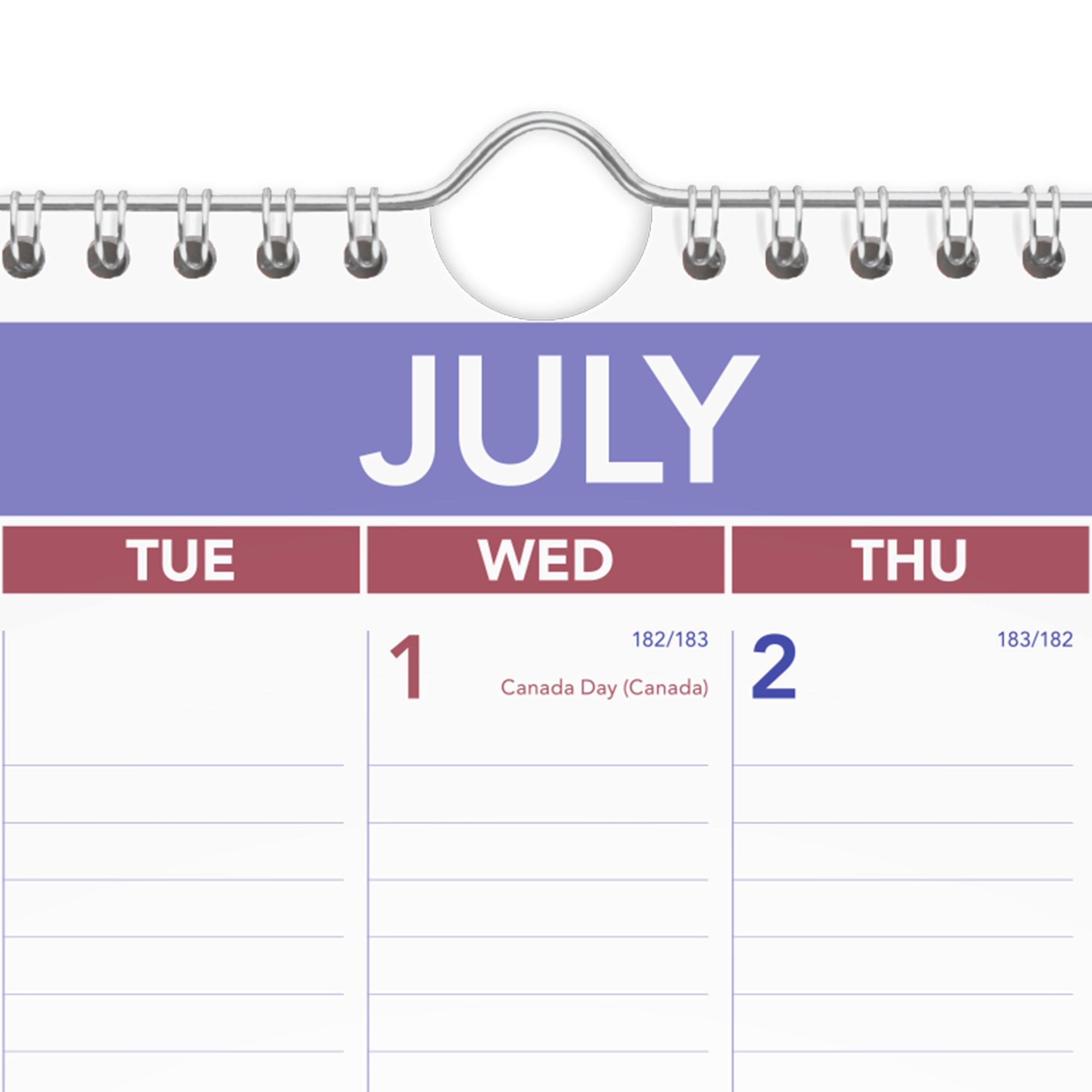 AT-A-GLANCE Wall Calendar 2026-2027 Planner, Academic 12-Month July-June, Monthly, 12" x 17", 12-Month, Ruled Daily Blocks (PMA228)