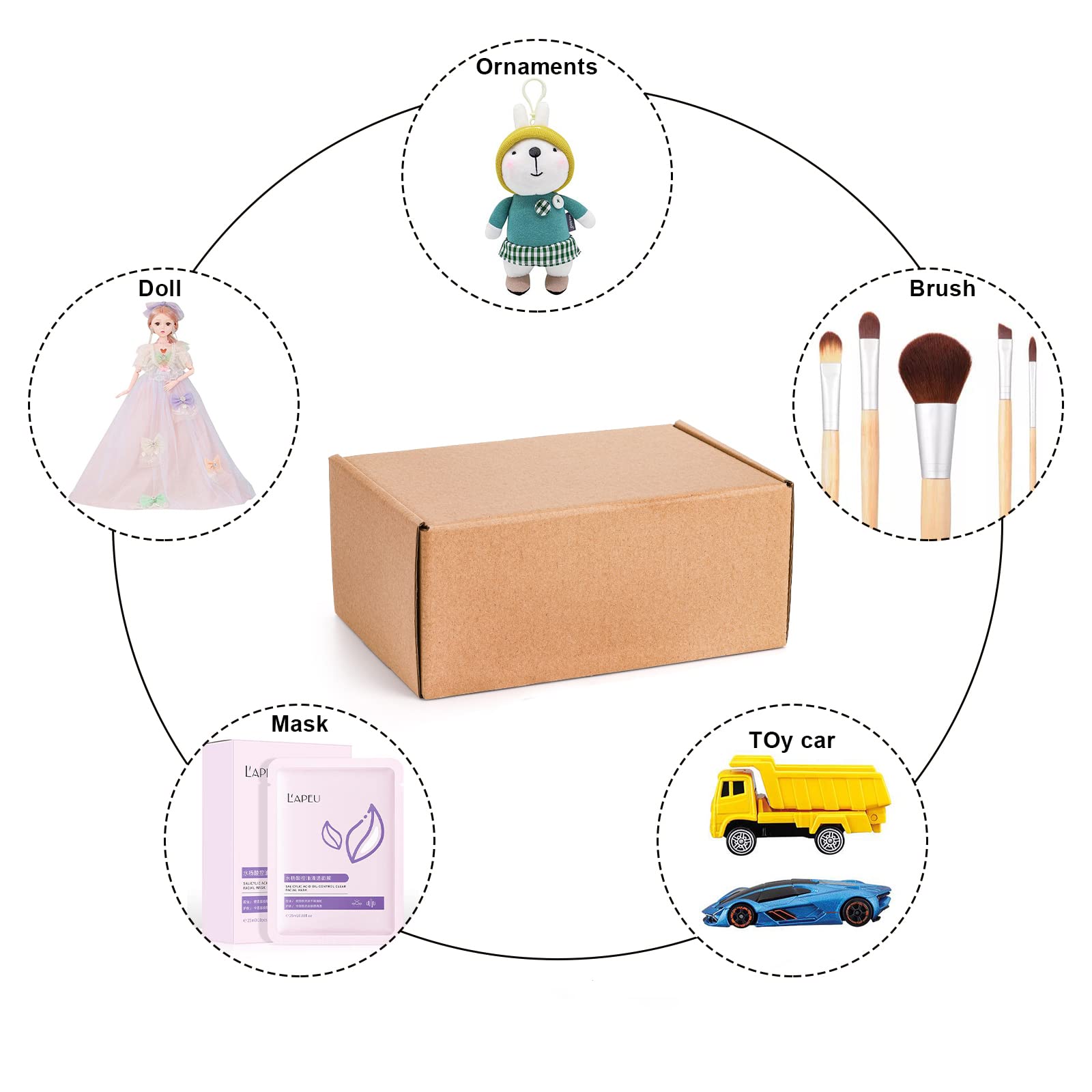 Cedilis 25 Pack 9x6x4 Inches Shipping Boxes, Small Corrugated Cardboard Box, Brown Cardboard Mailing Boxes, Thick Corrugated Mailer Boxes for Shipping Packing Small Business, Recyclable