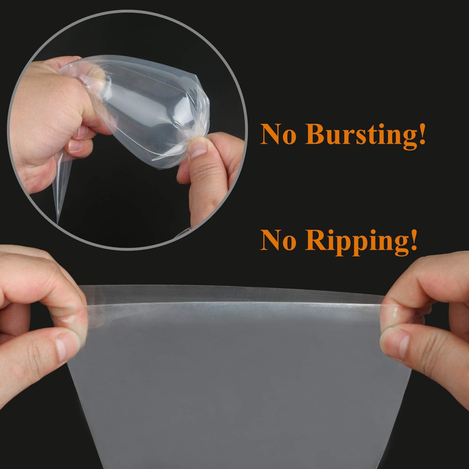 YOTIPP Extra Thick 100 Pack 18 Inch Disposable Piping Bag Pastry Icing Bag Cake Decorating Bags Large Size
