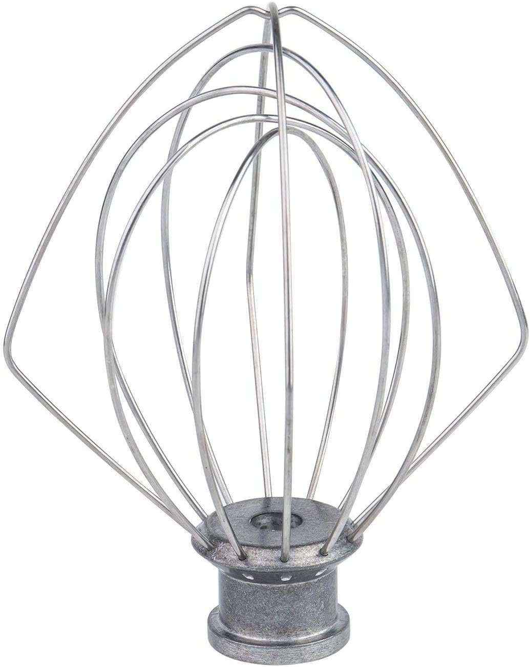 KITCHPOWER K45WW Wire Whip Attachment for Tilt-Head Stand Mixer, Stainless Steel Egg Cream Stirrer, Flour Cake Balloon Whisk