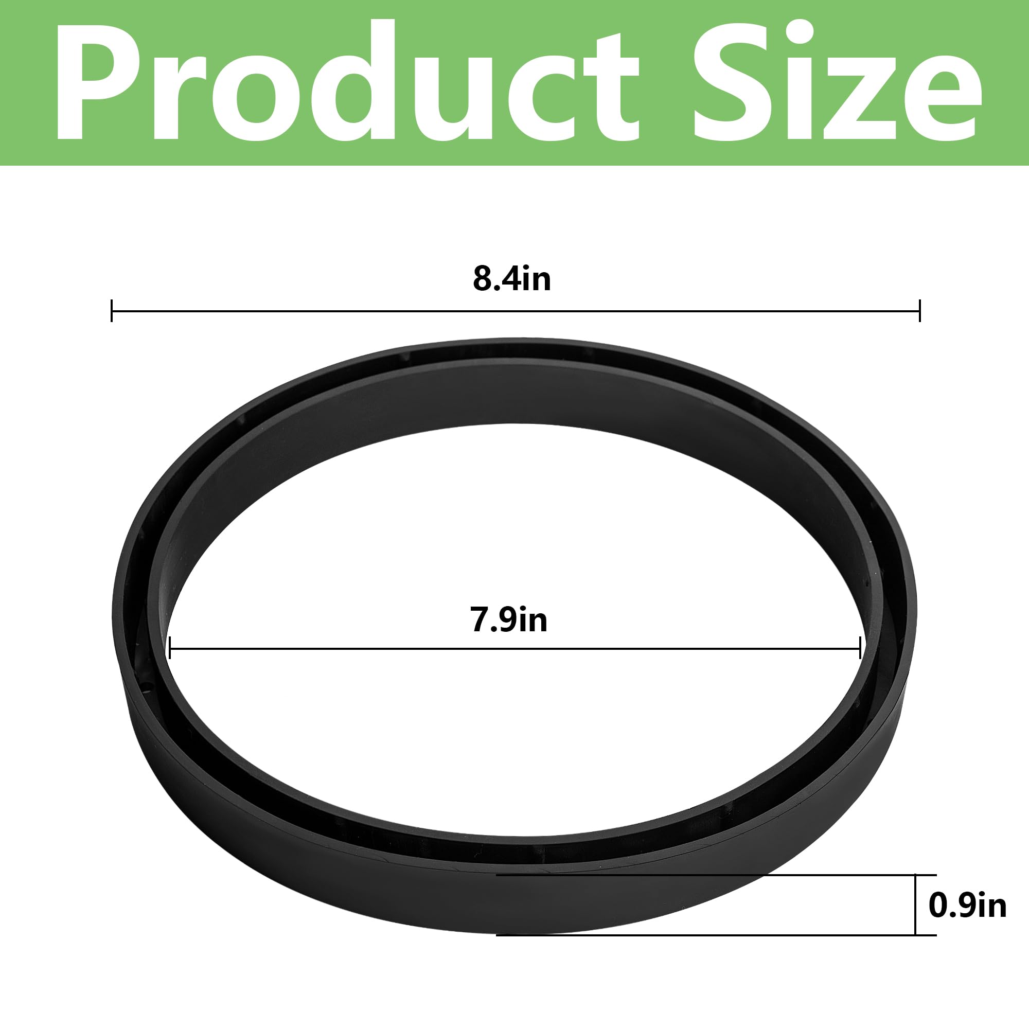 RunNico 2 Pack Ring Base for Propane Tank - Propane Tank Base Holder -Protective Spacer Ring for Propane Cylinder Base, Fits 20-40 Lb (5-10 Gallons) Propane Cylinders