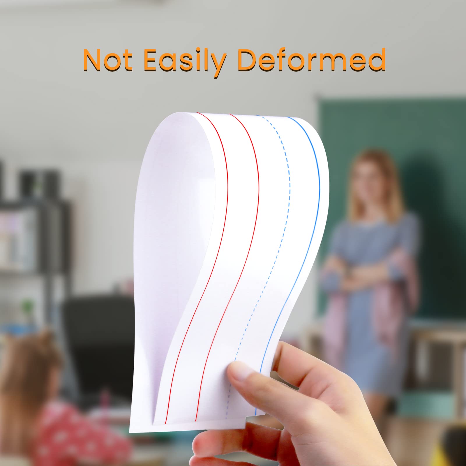 Godery 50 Pack Dry Erase Sentence Strips 16"X3" – Write and Wipe Away – Reusable Classroom Learning Tool for Your Standard Pocket Charts