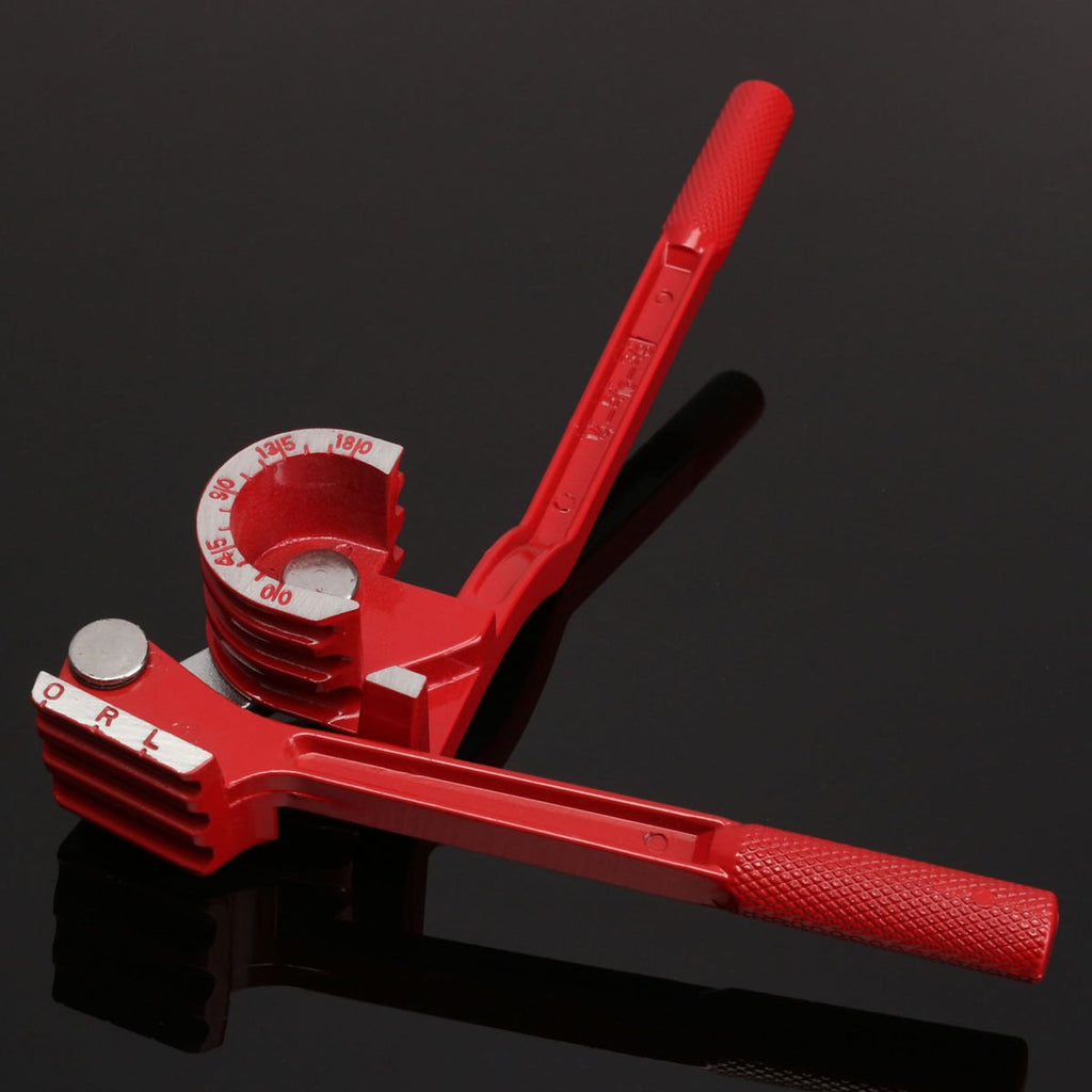 Tube Bender, Manual 3 In 1 180 Degree Tubing Pipe Bender Tool for 1/4in 5/16in 3/8in Copper Brass Aluminum and Thin Steel Pipes