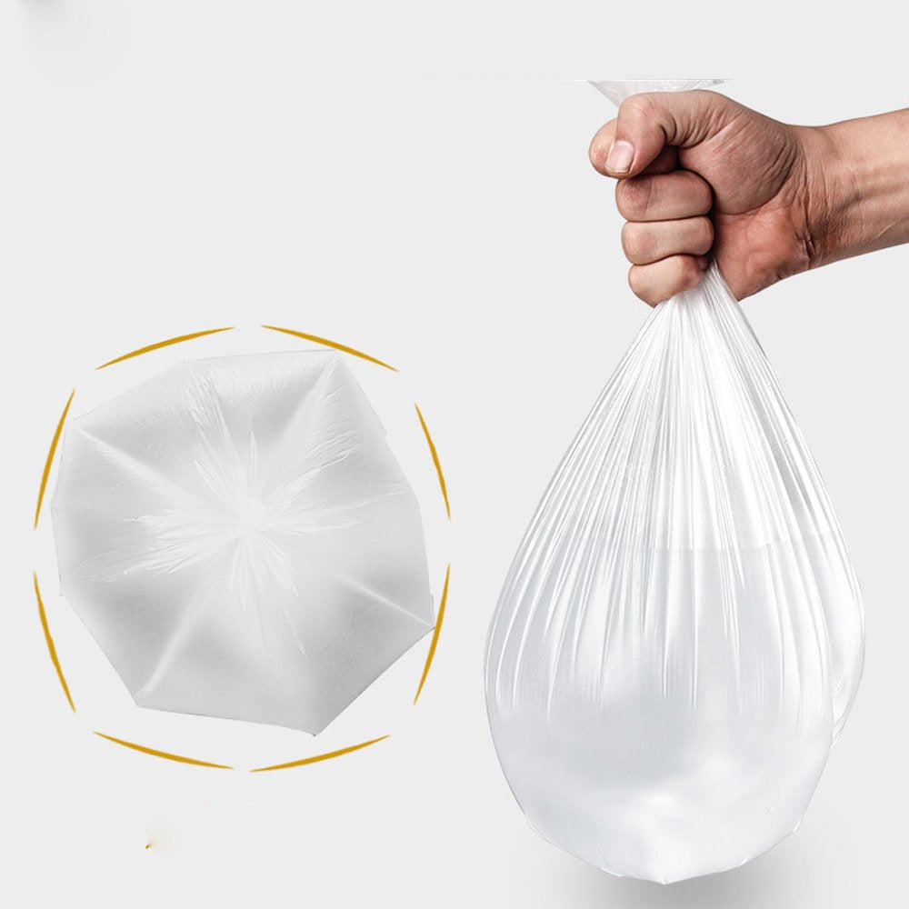 Vababa 8 Gallon Clear Kitchen Trash Bags, 225 Bags