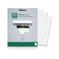 Fellowes Thermal Laminating Pouches, Letter Size Sheets 9 x 11.5-Inches, 3 mil, 200 Pack (5743401), Clear