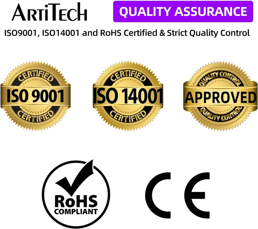 ARTITECH 934XL 935XL Compatible Ink Cartridge Replacement for HP 934 XL 935 XL for use with Officejet 6220 6812 6815 6820 Officejet Pro 6230 6830 6835 (8 Pack)