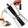 14 Cup Aluminum Moka Pot Classic Stovetop Espresso Coffee Maker 700ml 23oz Coffeemaker Percolator Mocha Pot Greca Coffee Maker Cafe Makers for Italian and Cuban Café Brewing Silver
