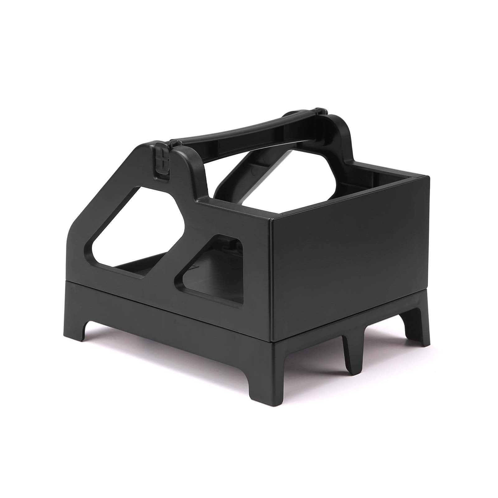 MUNBYN External Label Holder for Rools and Fan-Fold Labels, 2 in 1 External Label Stand for Shipping Thermal Label, Work with Desktop Shipping Label Printer