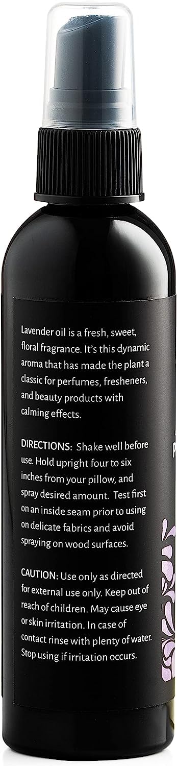 Aromasong Lavender Pillow Spray - All Natural Calming Linen & Bedtime Mist for Deep Sleep - Aromatherapy Botanical Essential Oils for Sleeping - for Relaxing Stress Fragrance Scent
