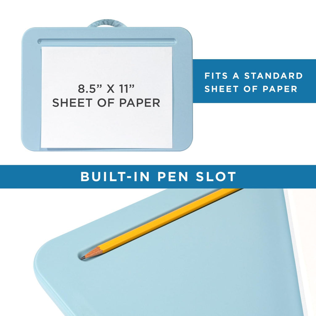 LapGear Compact Lap Desk - Alaskan Blue - Fits Up to 13.3 Inch Laptops - Style No. 43103