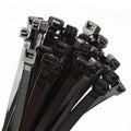 Armpow 18 inch Black Zip Ties Heavy Duty 100 Pack, 200 LBS Ultra Exclusive Strong Plastic Wire Ties, Large Cable Ties Extra Long Tie Wraps, Indoor and Outdoor UV Resistant