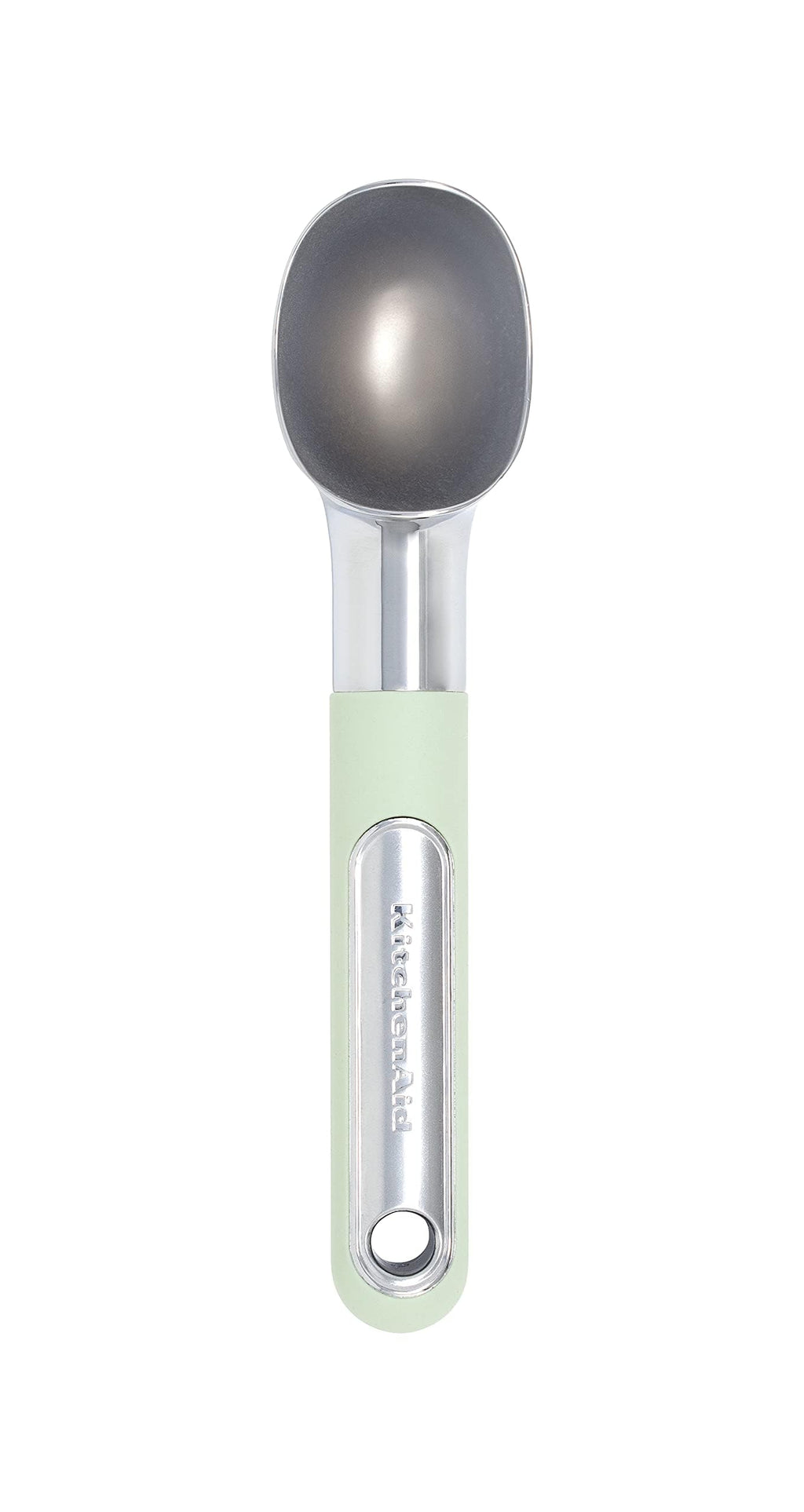 KitchenAid – Gourmet Ice Cream Scooper with Sturdy Head, Comfortable Grip, Easy Release Design (Pistachio)