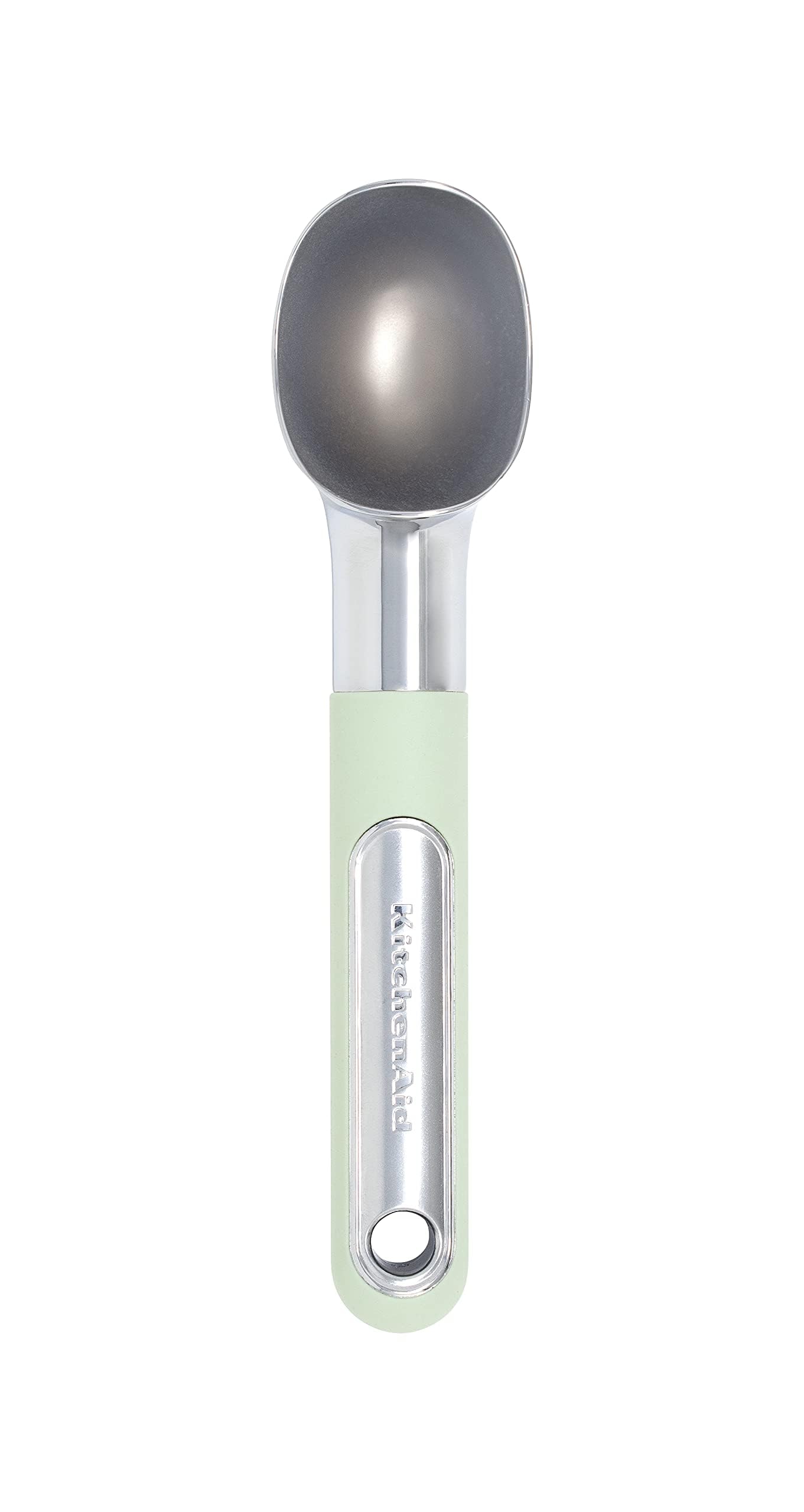 KitchenAid – Gourmet Ice Cream Scooper with Sturdy Head, Comfortable Grip, Easy Release Design (Pistachio)