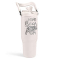 Mom Tumbler 30oz, Mama Bear Tumbler Stainless Steel Insulated Coffee Travel Mug with Handle & Flip Straw Lid, Gifts for Mommy, Presents for Mom for Christmas Birthday Mothers Day Valentines