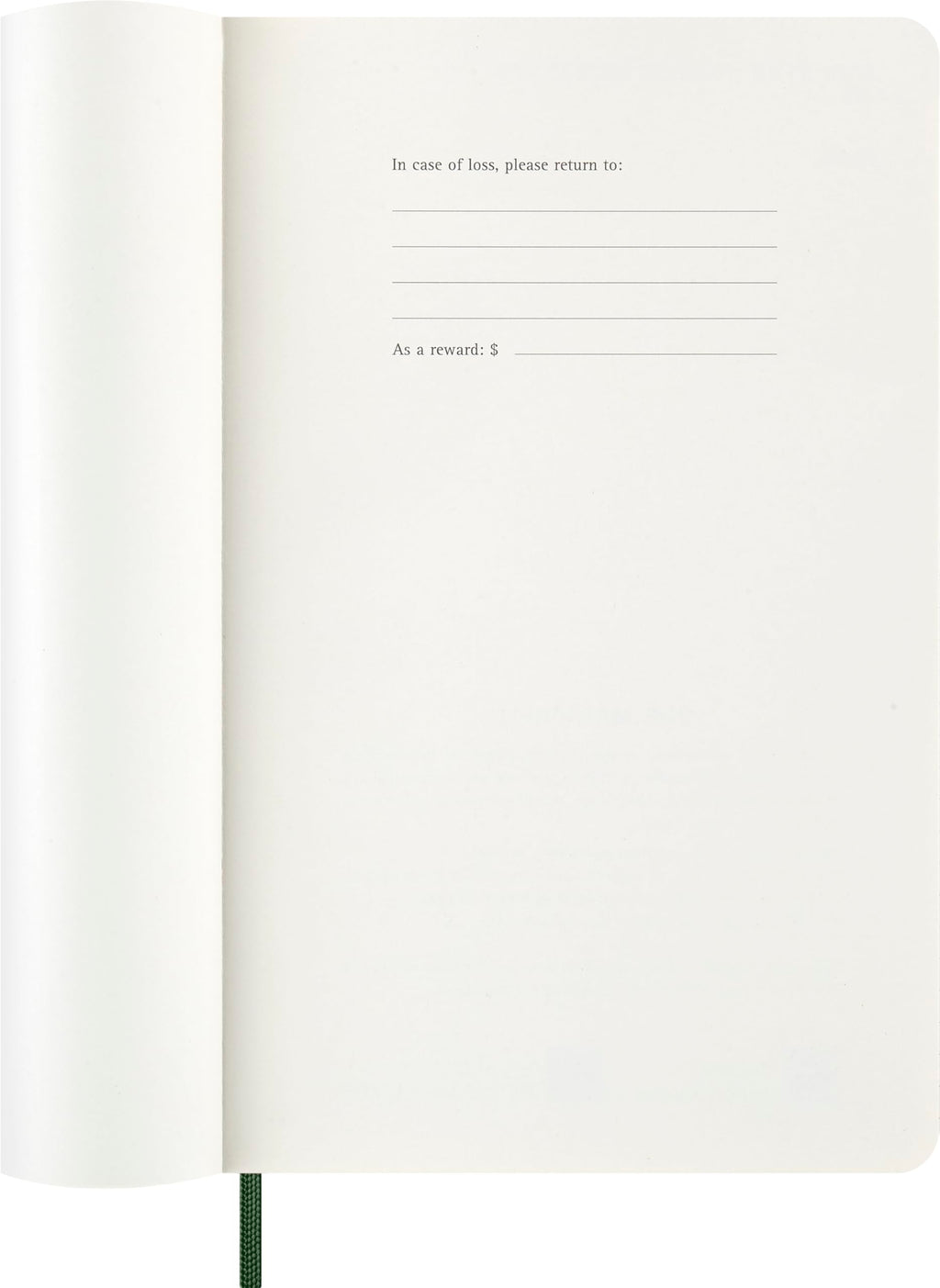 Moleskine Classic 12 Month 2026 Daily Planner, Soft Cover, Large (5" x 8.25"), Myrtle Green, 400 pages