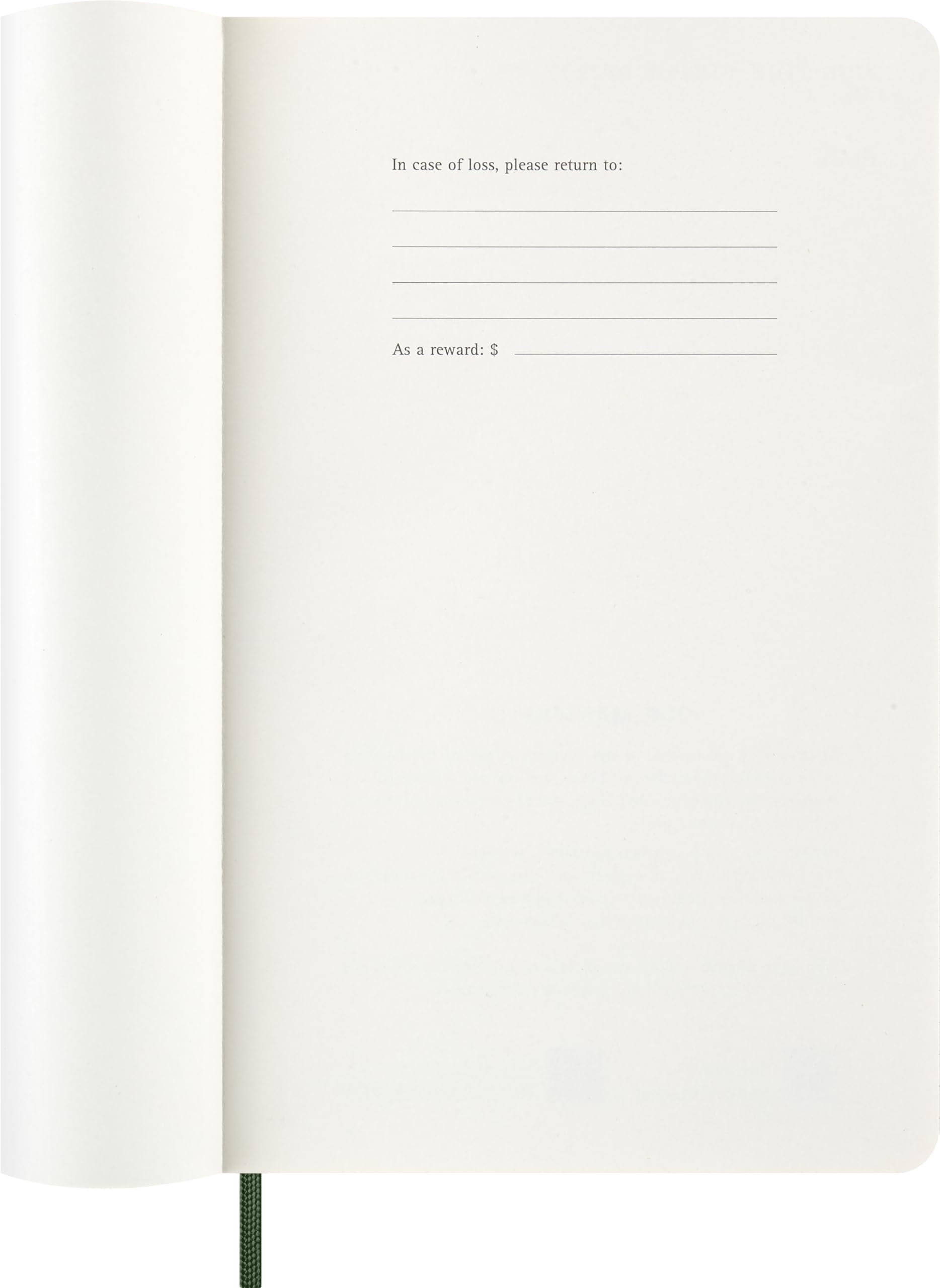 Moleskine Classic 12 Month 2026 Daily Planner, Soft Cover, Large (5" x 8.25"), Myrtle Green, 400 pages