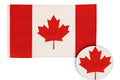 Canada Deluxe Super Tough Made Heavy Duty Canada Flag Heavy Duty Flag - Vivid Color and Four Rows Stitches For Fly End Two Rows Stitches - Canadian National Flags embroidery Maple Feaf,polyester Cloth Longest Lasting with Brass Grommets (Polyester- 3x5ft