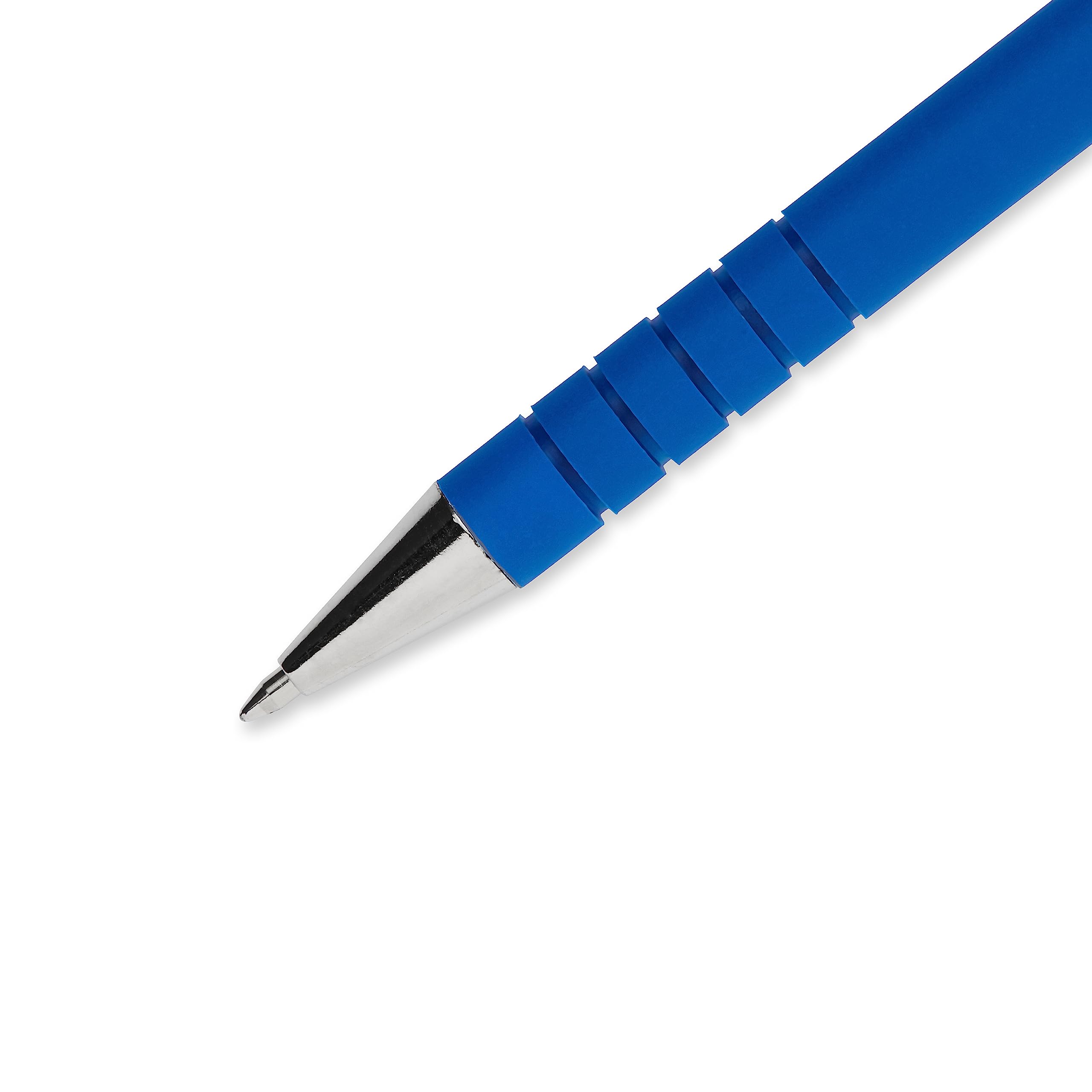 Paper Mate FlexGrip Ultra Ballpoint Pens, Fine Point (0.8 mm), Blue, 12 Count