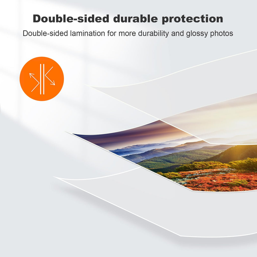 Bonsaii Laminating Sheets, 100 PCS 3mil Thermal Laminating Pouches, 9 x 11.5 inches,Clear and Durable, Suitable for Multiple Fields of Use