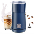 Seydere Simple Milk Frother, 2 in 1 Milk Steamer and Frother, Electric Milk Steamer, Milk Warmer and Hot Milk Foam Maker for Latter, Macchiato, Cappuccinos (Blue)