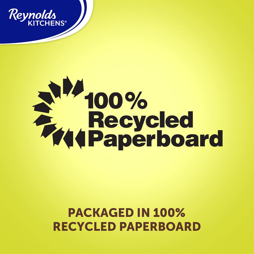 Reynolds Kitchens Pre Cut Parchment Paper Sheets/40ct 4-Pack 160 Liners Total/Unbleached Compostable Baking Paper/Compatible as Air Fryer Liners