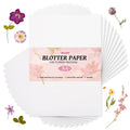 Aboofx 20 Sheets Blotting Paper for Flower Press, Large 21 x 30 cm, A4 Highly Absorbent and Reusable Blotting Paper for Flower Press, Herbarium, Craft Paper, Paper Sheets, Craft Supplies