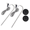Replacement Meat Probe for Pit Boss Pellet Grill, Compatible with Pit Boss Series Pellet Grill and Smoker, 3.5 mm Plug, 2 Waterproof Temperature Probes(Heruisi)