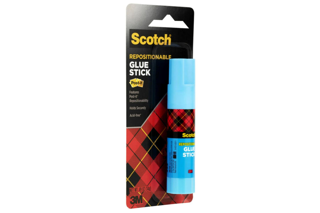 Removable Restickable Glue Stick, .49oz, Repositionable Stick (4-PACK)