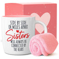 Triple Gifffted Best Sister Ever Coffee Mug & Socks, Gifts for Little Big Sisters from Brother, Birthday Presents Ideas, Valentines Mothers Day Christmas, to Younger Older Sibling, Ceramic Cup 380ml