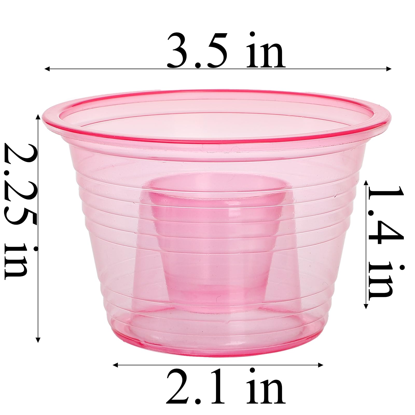 Coloch 200 Pack Plastic Bomber Cups, Disposable Jager Bomb Cups Assorted Colors Power Bomber Double Shot Glass for Mixed Drinks, Shots, Party