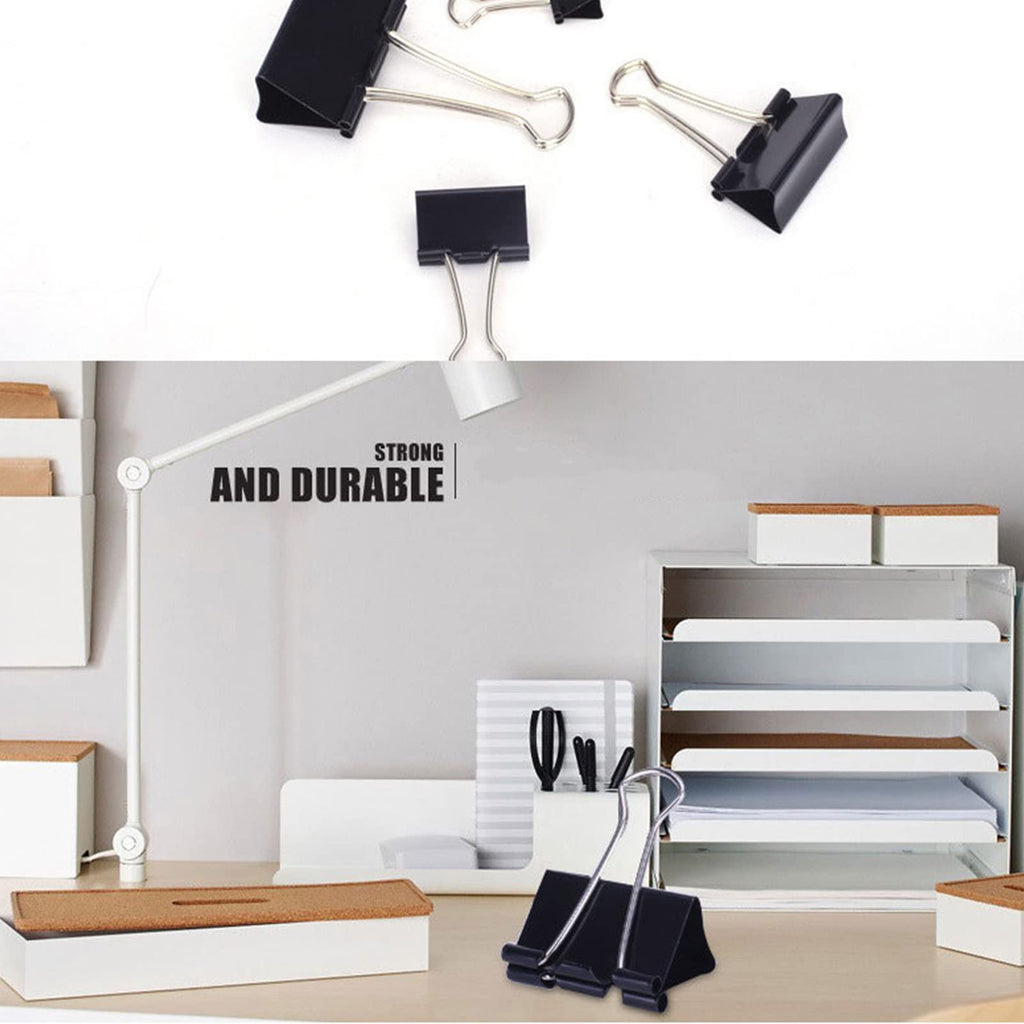 2 Inch Binder Clips(60Pcs), Large Binder Clips Heavy Duty Paper Clamps for Office and Home Supplies