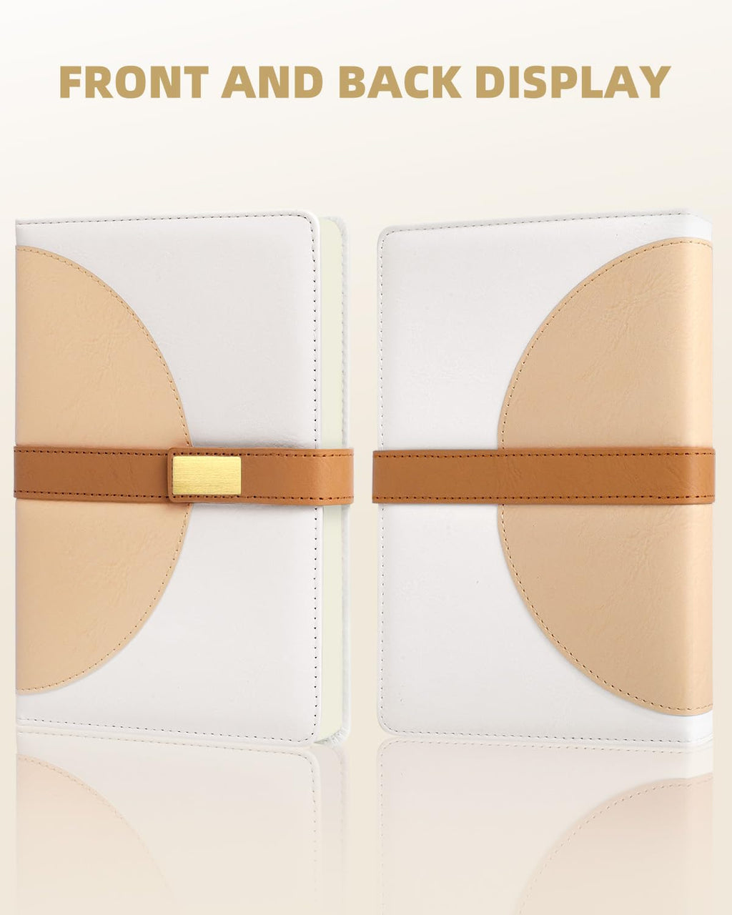 HULIPARK Leather Journal Notebook for Men Women, A5 Lined Hardcover Journals for Writing with Magnetic Closure, 200 Pages College Ruled Diary Journaling Notebooks for Work Business School Travel Note
