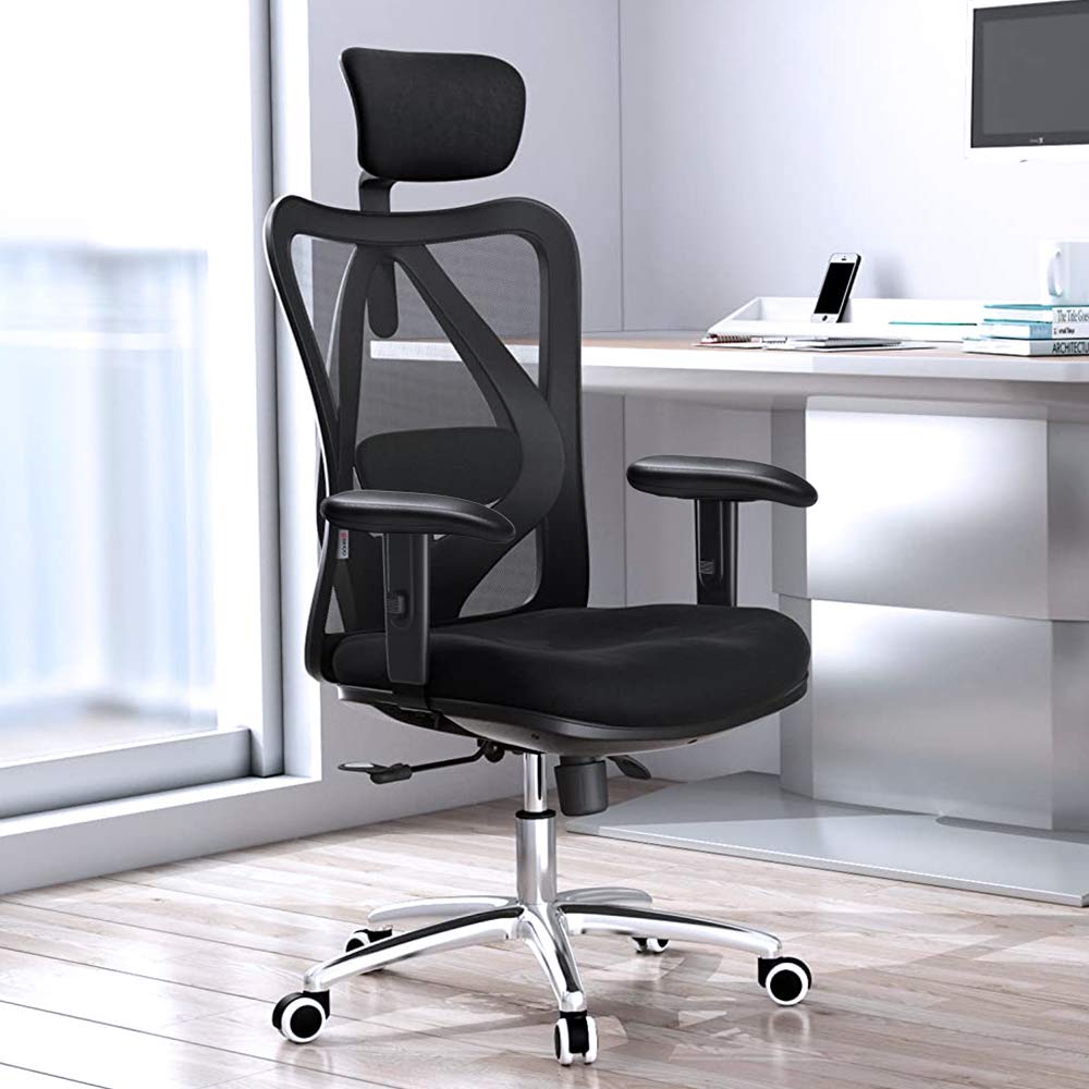 Office Chair Armrest Replacement Pads, 1 Pair Chair Arm Rest Pads Universal Soft PU Leather Office Chair Parts