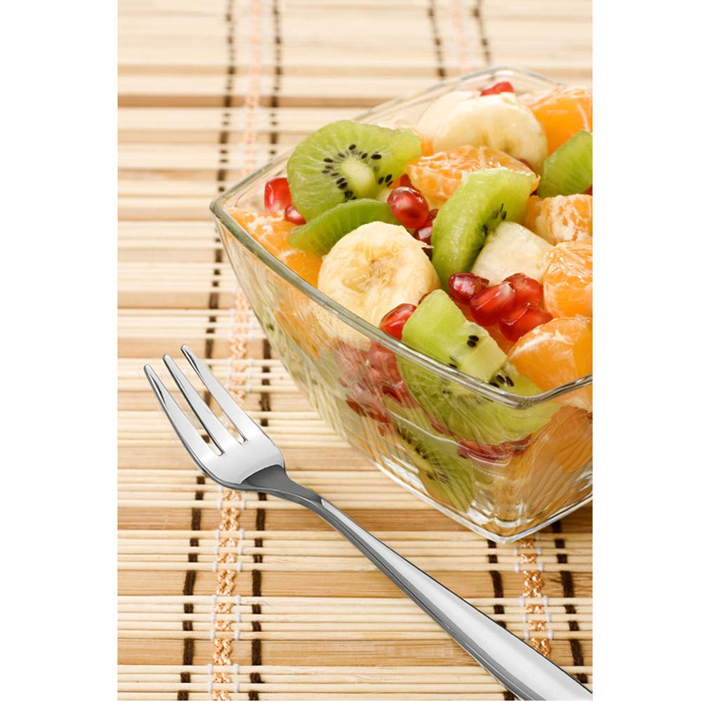 HOMMP 16-Piece Stainless Steel 3-Tine Dessert Fork, Tasting Fork