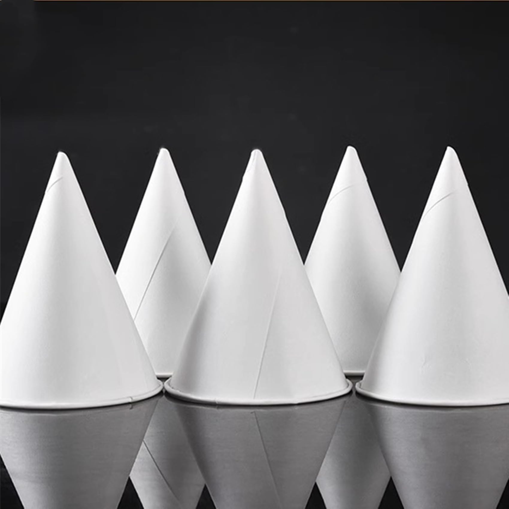 600 Pack Cone Water Cups, 4OZ Disposable Paper Snow Cups for Water Dispenser, Office Water Cooler, Sports Teams Fundraiser Craft Funnel for Shaved Ice Oil Protein Powder Drinks
