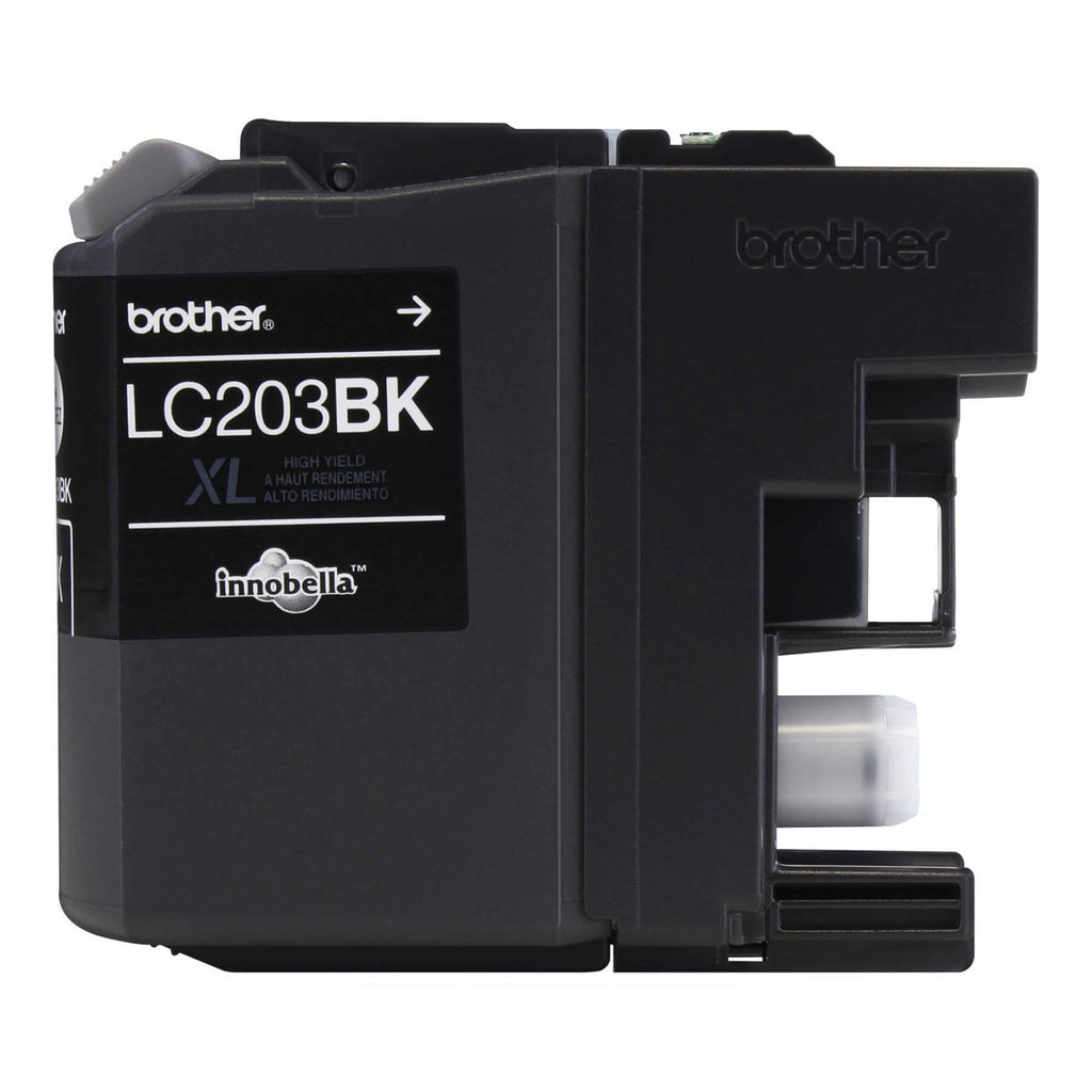 Brother Genuine LC203BKS Innobella Black Ink Cartridge, High Yield (XL Series) MFC-J4320DW, MFC-J480DW, MFC-J4420DW, MFC-J485DW, MFC-J4620DW, MFC-J680DW, MFC-J5620DW, MFC-J885DW