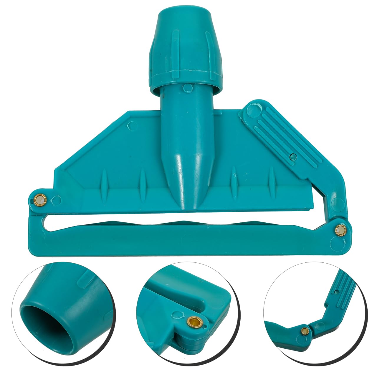 FRCOLOR Mop Replacement Clamp 6.89X5.31X1.57 Inches Detachable Mop Head Clamp for Handle Accessories Stable Attachment Easy Cleaning