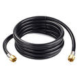 Bbcuepro 12FT Propane Hose Assembly with Both 3/8" Female Flare for Most Gas Grill, RV, Heater, Generator, Fire Pit and More - Propane Hose Extension