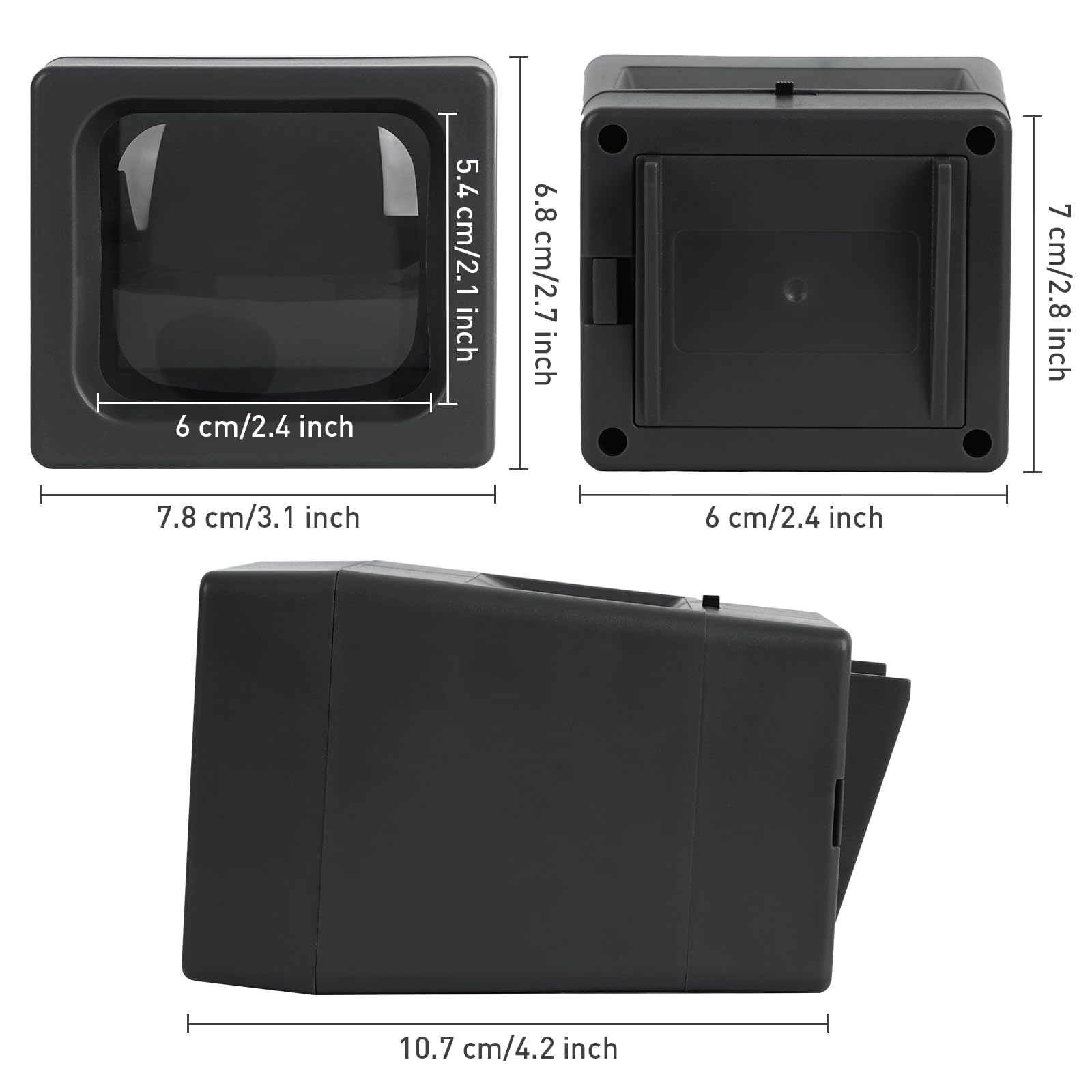 35mm Slide Film Viewer, 2X Magnification Slide Viewer, Desk Top LED Lighted Illuminated Viewing Old Slides (2 AAA Batteries Included)