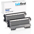 2 High Yield Inkfirst® Toner Cartridge TN-450 (TN450) Compatible Remanufactured for Brother TN-450 Black MFC-7360N MFC-7460DN MFC-7860DW HL-2220 HL-2230 HL-2240 HL-2240D HL2270DW HL-2280DW DCP-7060D DCP-7065DN