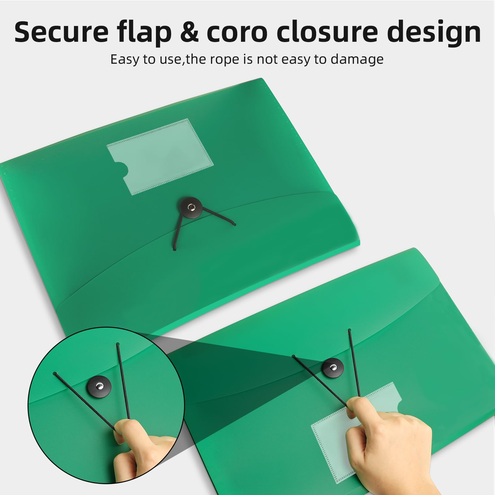 5 Pack Accordian File Organizer 7 Pocket Expanding File Folder with Labels, Plastic Expandable File Folder for Documents Letter Size A4 Papers, Ideal for Home, Office Supplies, College Essentials