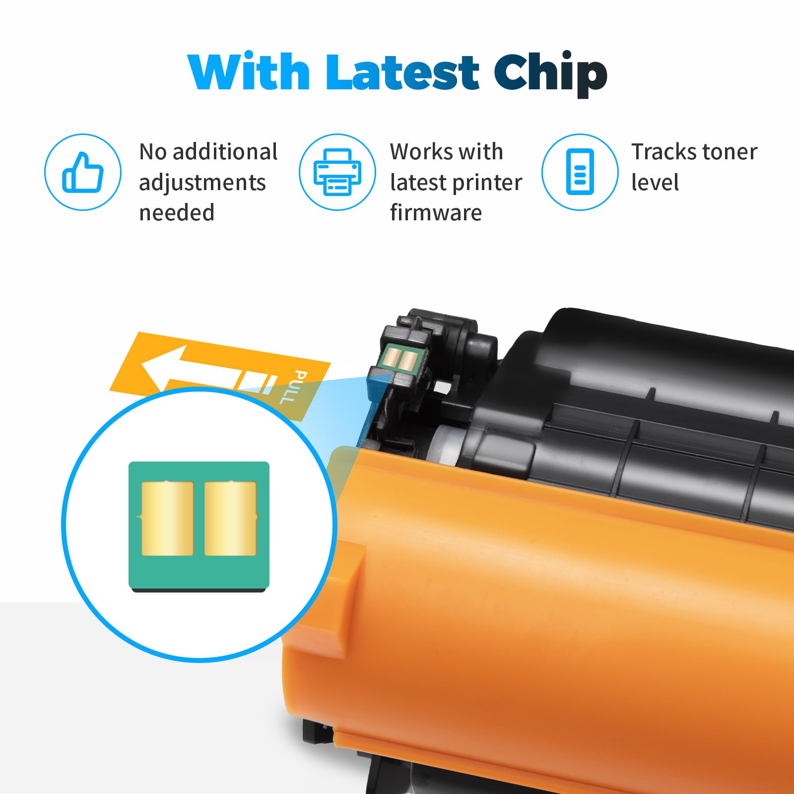 BAIINK 134X Toner Cartridge (with Chip) Compatible for HP 134X W1340X 134A W1340A Toner Cartridges Work for M209dw M209d M234dw M234sdn M234sdw Printer
