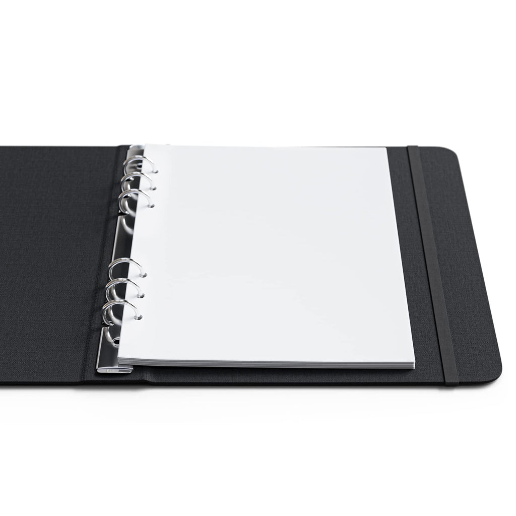 A5 Blank Paper - 250 Sheets (500 Pages) - 6 Hole Punched - 100 GSM (24 lb.) - for FiloFax, A5 Planners, Organizers, and Binders - 148mm x 210mm (5.83 inches x 8.27 inches)